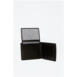 Cartera de piel Striking Negro