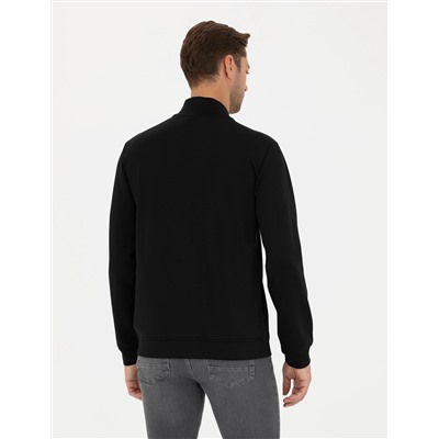 Siyah Regular Fit Sweatshirt