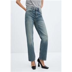 Jeans rectos tiro medio
