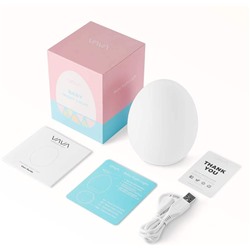 VAVA Home VA-CL009 Kids with Color Changing Mode & Dimming Function Rechargeable Baby Night Light with Touch Control & 1 Hour Timer, up to 100H, White