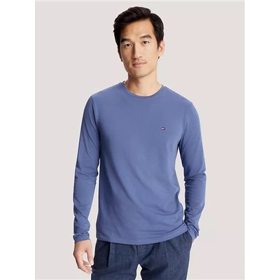 TOMMY HILFIGER SLIM FIT STRETCH LONG-SLEEVE T-SHIRT