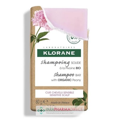 Klorane Shampoing Solide à la Pivoine 80g