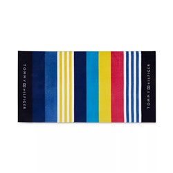 TOMMY HILFIGER Sunblock Stripe Beach Towel, 36" x 70"