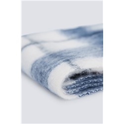 Bufanda cuadros azules