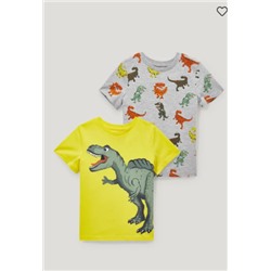 Multipack 2er - Dino - Kurzarmshirt