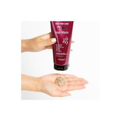 Anti-Hair Loss Clinic Hair Mask, Безсульфатная питательная маска против выпадения волос