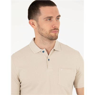 Taş Regular Fit Polo Yaka Basic Tişört