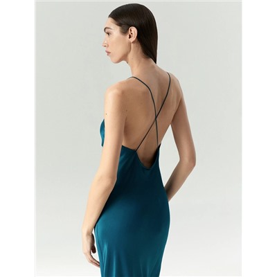 Платье макси с открытой спиной, PL1597/jewel