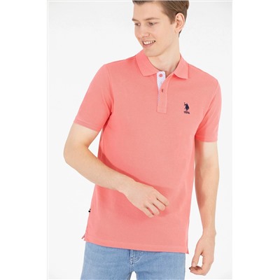 Erkek Nar Çiçeği Basic Polo Yaka Tişört