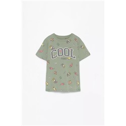 Pijama corto estampado