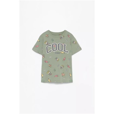 Pijama corto estampado
