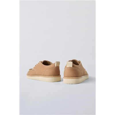 LEATHER DERBY SHOES