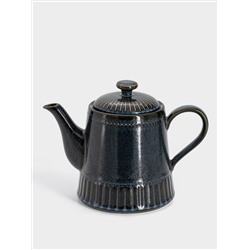 Чайник заварочный, 1 л, фарфор P, черно-синий, в крапинку, Black Kitchen