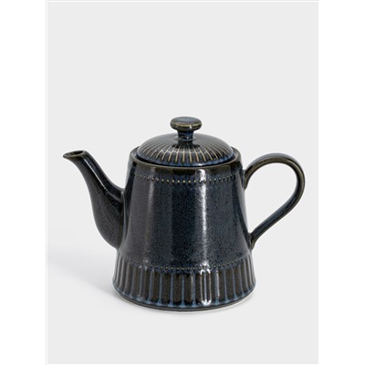 Чайник заварочный, 1 л, фарфор P, черно-синий, в крапинку, Black Kitchen