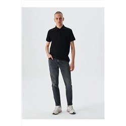 Ltb Polo Yaka Siyah T-shırt 01222845086089
