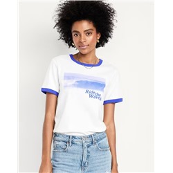 EveryWear Crew-Neck Graphic T-Shirt