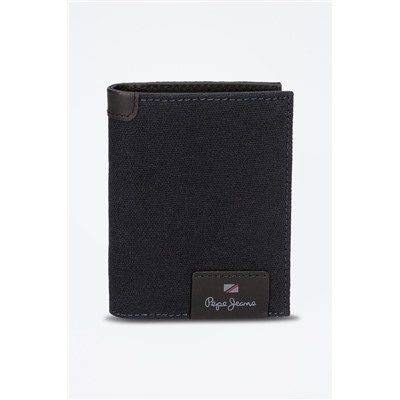 Cartera de piel Hilliop Negro