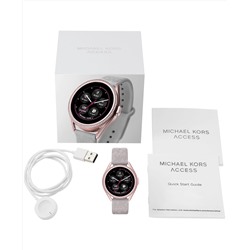 Michael Kors Access Gen 5e MKGO Gray Rubber Smartwatch 43mm