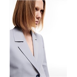 Anzugjacke aus Wollmischung