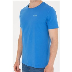 Erkek Saks Polo Yaka Tişört
