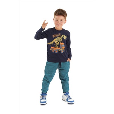 Mushi Fragile Erkek Çocuk T-shirt Pantolon Takım MS-23K1-012