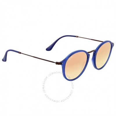 RAY BAN Round Copper Gradient Flash Sunglasses