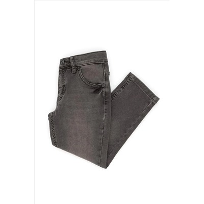 Erkek Çocuk Kahverengi Jean Pantolon