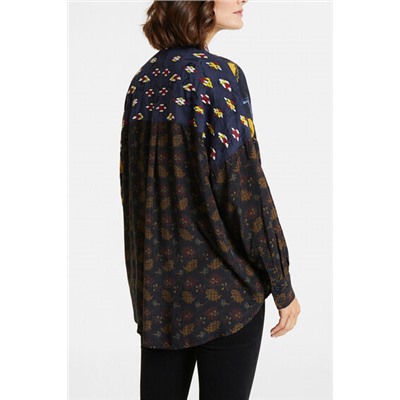 Camisa oversize estampada
