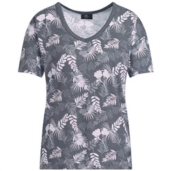 Damen T-Shirt mit floralem Allover-Motiv