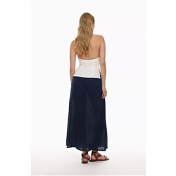 Rustic midi skirt
