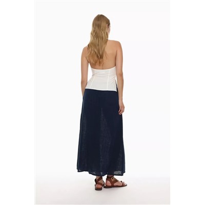 Rustic midi skirt