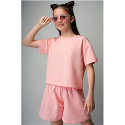 Костюм из футера для девочки оверсайз Happyfox