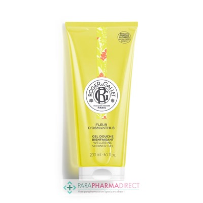 Roger & Gallet Lot Gel Douche Bienfaisant Feuille De Thé & Fleur d'Osmanthus 200 ml