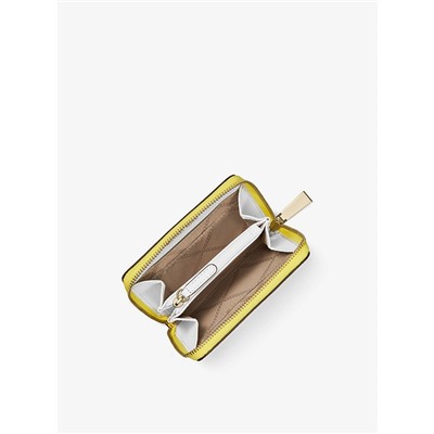MICHAEL MICHAEL KORS Small Color-Block Pebbled Leather Wallet