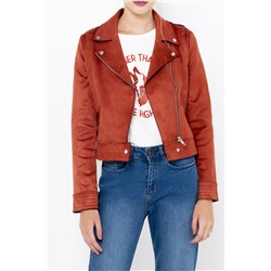 Chaqueta biker Naranja oscuro