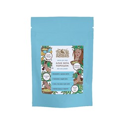 INDIBIRD Aloe Vera powder Rejuvenating and Soothing Skin mask Успокаивающая и восстанавливающая маска Алоэ вера 50г