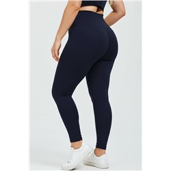 Trendyol Curve Lacivert Yüksek Bel Toparlayıcı Örme Büyük Beden Tayt TBBSS22TA0022