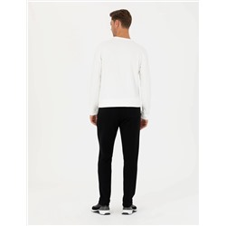 Siyah Slim Fit Eşofman Altı