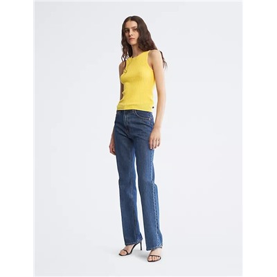 Smooth Cotton Rib Tank Top