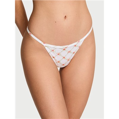 Stretch Cotton V-String Panty
