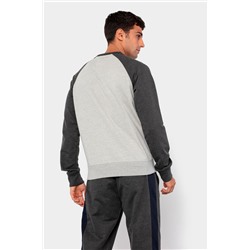 Sudadera polar Gris claro jaspeado y antracita jaspeado