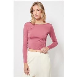 Top crop Rosa viejo