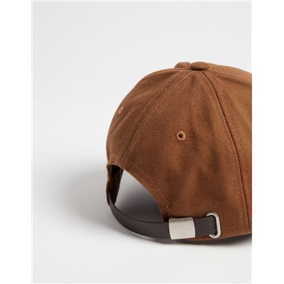 Embroidery Cap, Men, Brown