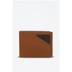 Cartera de piel Striking Marrón