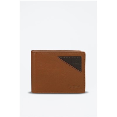 Cartera de piel Striking Marrón