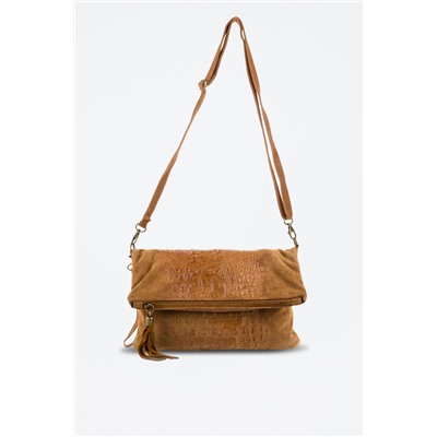 Bandolera de nobuk Mantova Camel