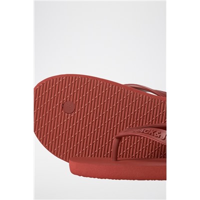 Chanclas Rojo