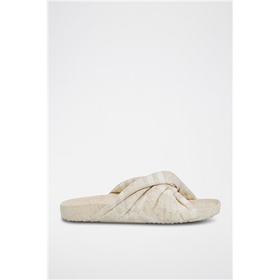 Sandalias Beige