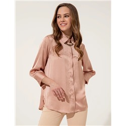 Pudra Comfort Fit Uzun Kollu Gömlek