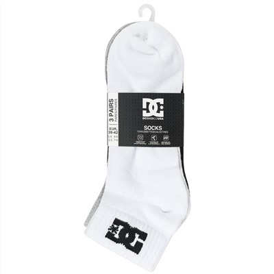 DC Shoes Quarter Unisex Socken 3 Paar multi DC-23 QUARTER